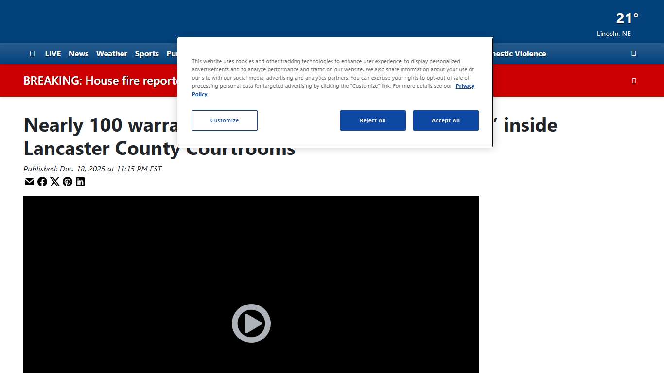 Nearly 100 warrants canceled in “Warrant Wipeout” inside Lancaster County Courtrooms